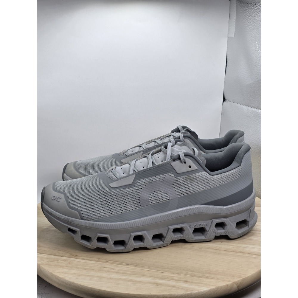 Men's sz. 10.5 - On Cloudmonster Void Alloy Glacier 3MF10671014 Speedboard Shoes
